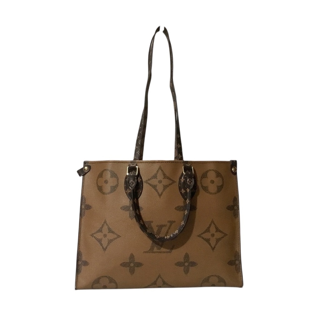Designer Inspired “On The Go” Brown Monogram Tote